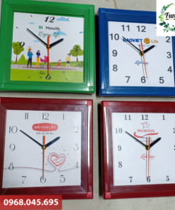 Mẫu đồng hồ treo tường quà tặng quảng cáo