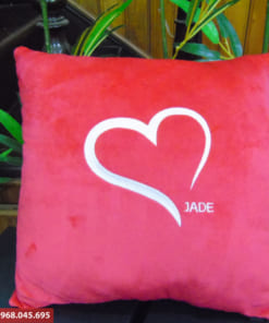 Mẫu gối tựa lưng thêu logo theo yêu cầu