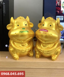 Trâu đất ống tiết kiệm quà tặng