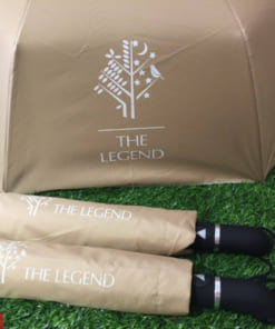 Dù cầm tay in logo