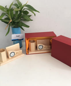 Hộp bút gỗ để bàn