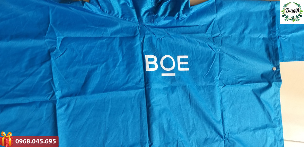 In logo lên áo mưa giá rẻ