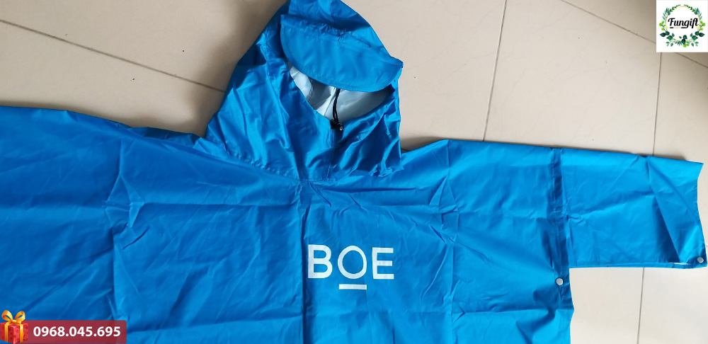 Xưởng sản xuất áo mưa in logo