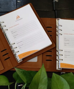 Gia công sổ bìa da