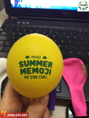 Bóng bay in chữ theo yêu cầu