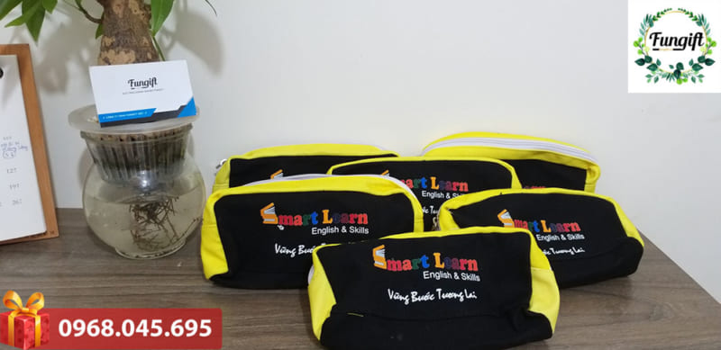 Túi đựng bút in logo