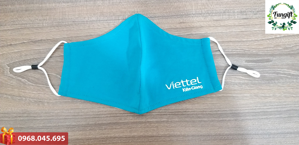 Khẩu trang in logo Viettel