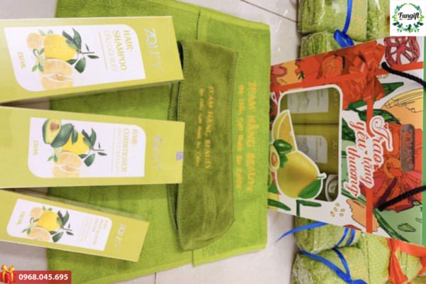 Xưởng sản xuất khăn thêu logo giá rẻ