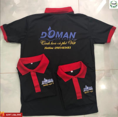 Áo thun có cổ in logo theo yêu cầu