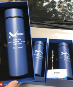 Bộ giftset quà tặng bình giữ nhiệt bút ký in logo theo yêu cầu
