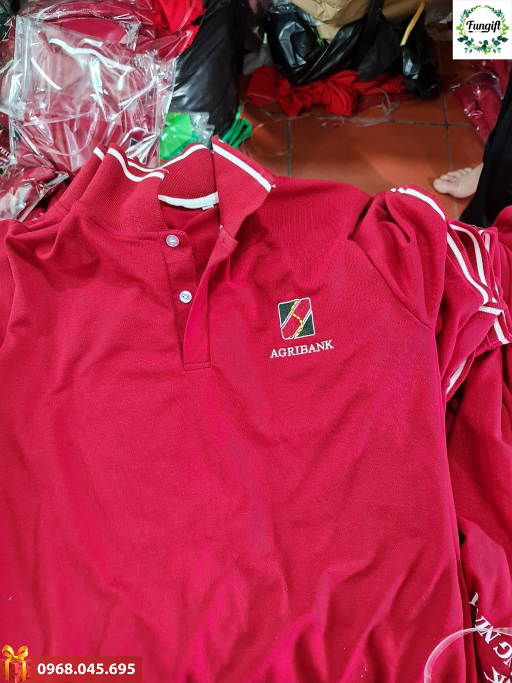 Áo đồng phục công ty in logo