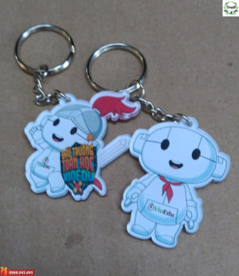 In móc khóa mica theo yêu cầu