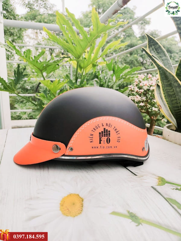 Mũ bảo hiểm quà tặng in logo
