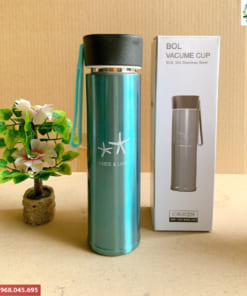 Địa chỉ in khắc lên bình giữ nhiệt