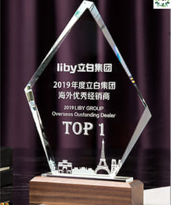 Cúp pha lê khắc logo doanh nghiệp