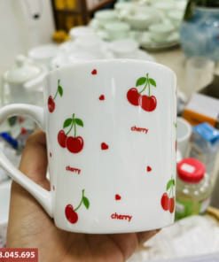 Cốc sứ in logo hoa quả