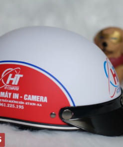 Mũ bảo hiểm quảng cáo in logo