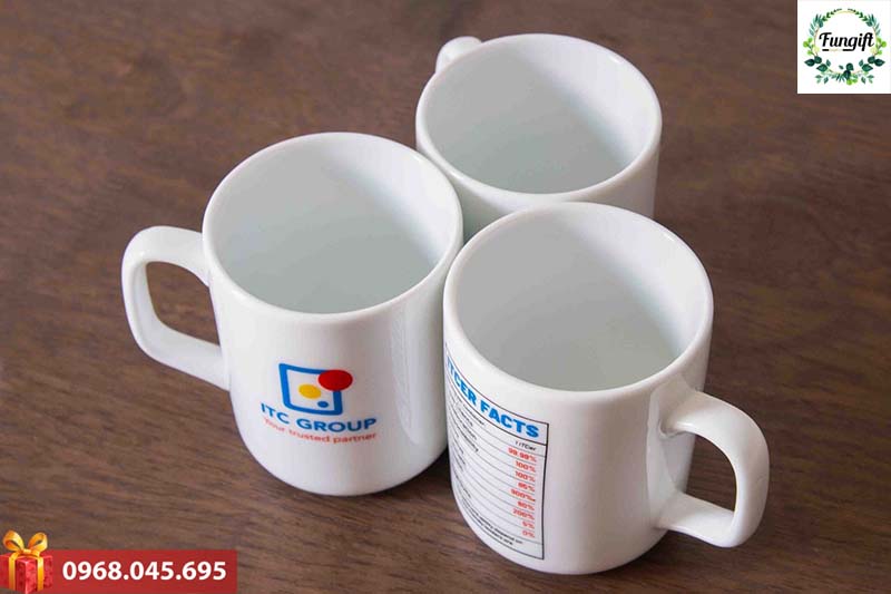 Cốc sứ in logo theo yêu cầu