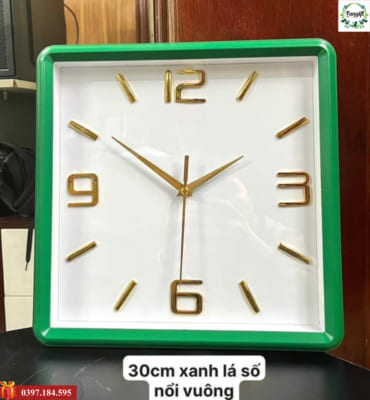 Đặt đồng hồ treo tường in logo công ty