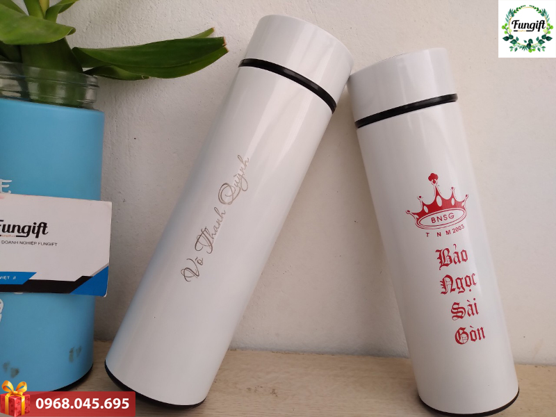 In logo lên bình giữ nhiệt