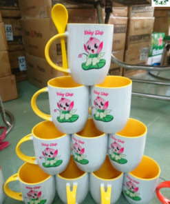 Ly sứ màu Bát Tràng