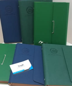 Sổ da gáy còng quà tặng