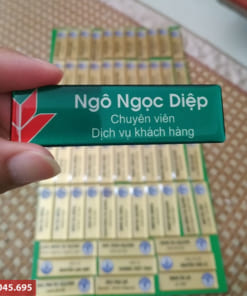 Bảng tên nhân viên đẹp