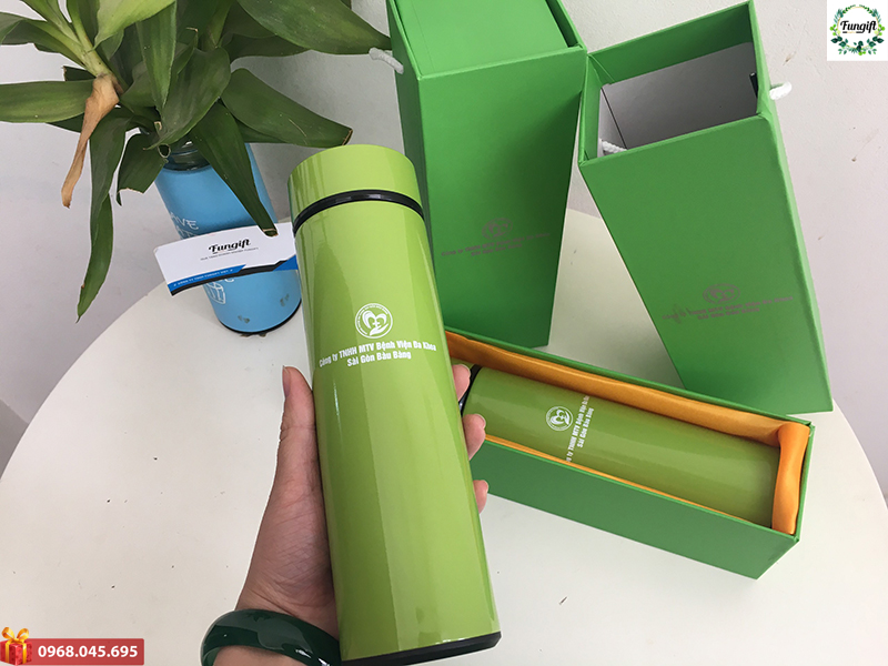 In trên bình giữ nhiệt