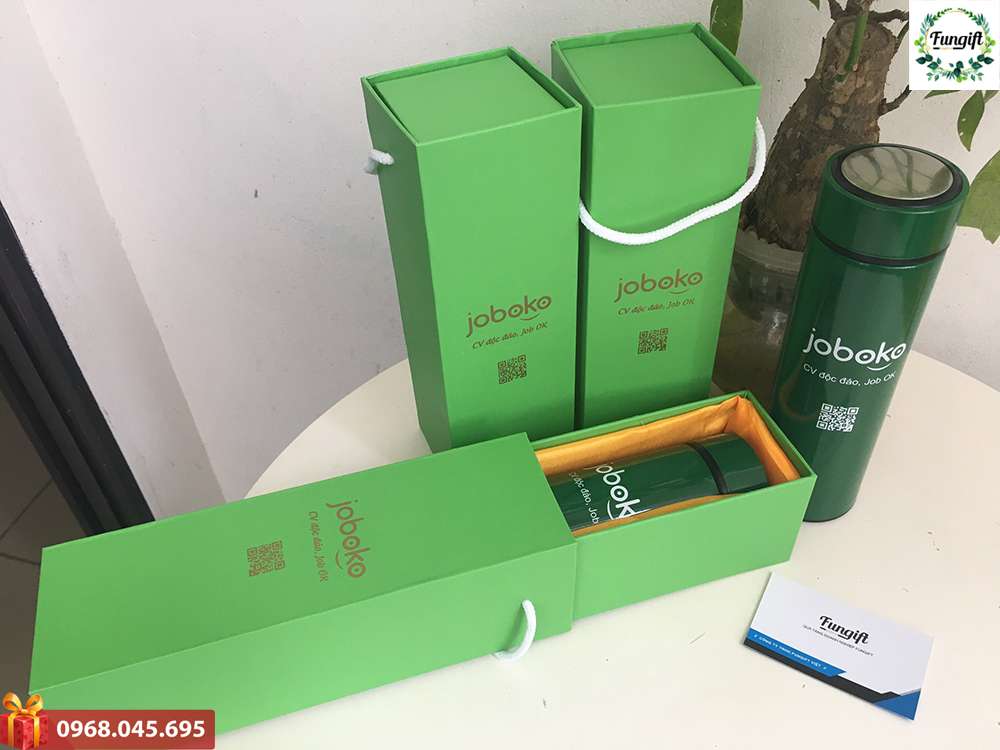 Bình giữ nhiệt in logo Hà Nội