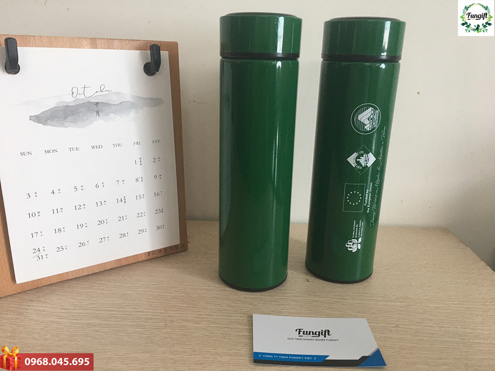 Bình giữ nhiệt quà tặng khắc logo