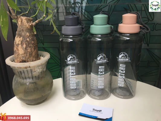 Bình nước thể thao in logo giá rẻ