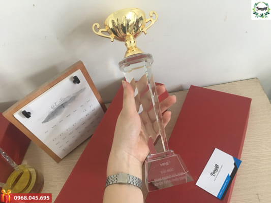 Cúp pha lê biểu trưng