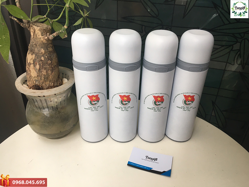 In logo lên bình nước Hà Nội