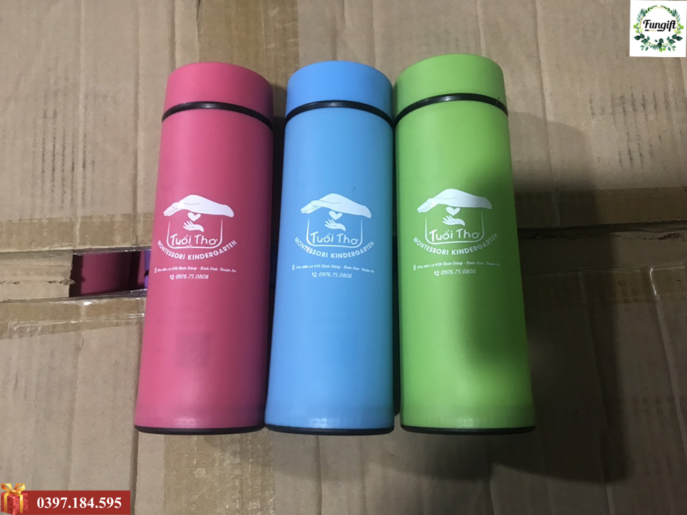 Bình giữ nhiệt 6 oup in chữ
