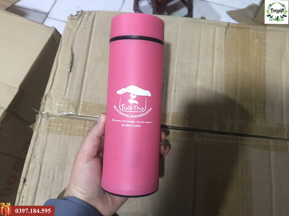 Bình giữ nhiệt in logo công ty