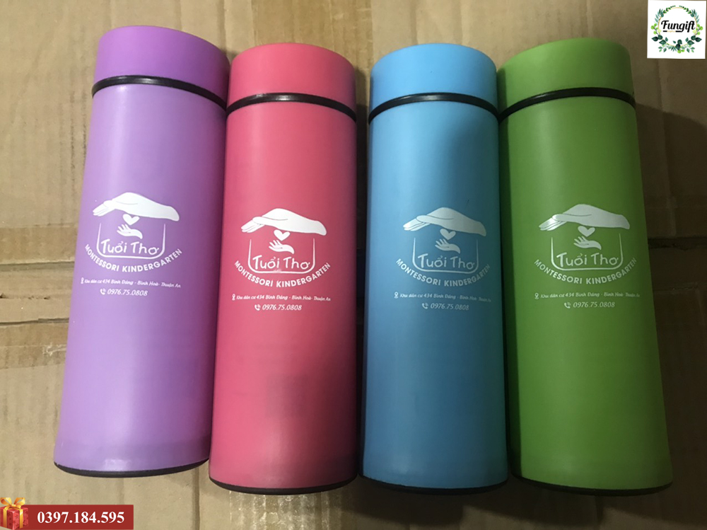 Bình nước in logo giá rẻ