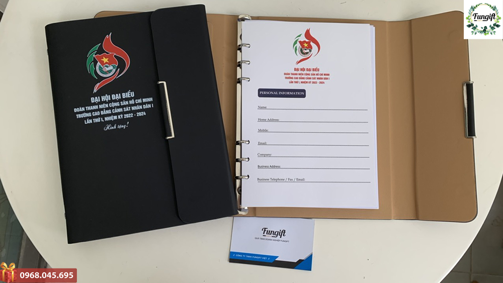 Bộ quà tặng sổ da bút ký