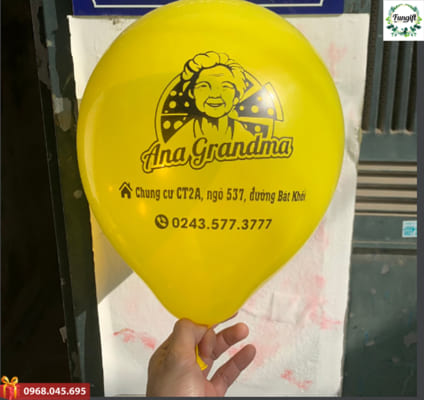 Bóng bay in logo giá rẻ Hà Nội