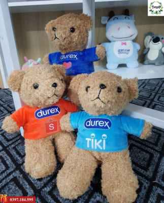 Gấu bông in logo theo yêu cầu