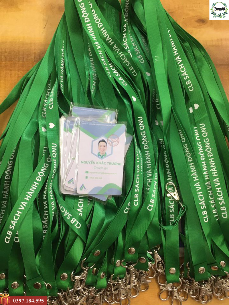 In dây đeo thẻ nhân viên