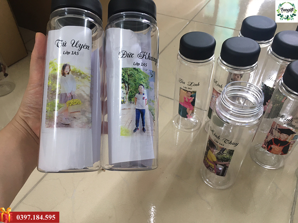 In logo lên bình nước Hà Nội
