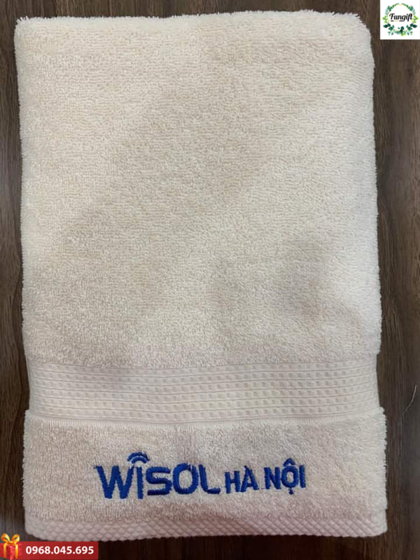 Khăn mặt thêu logo