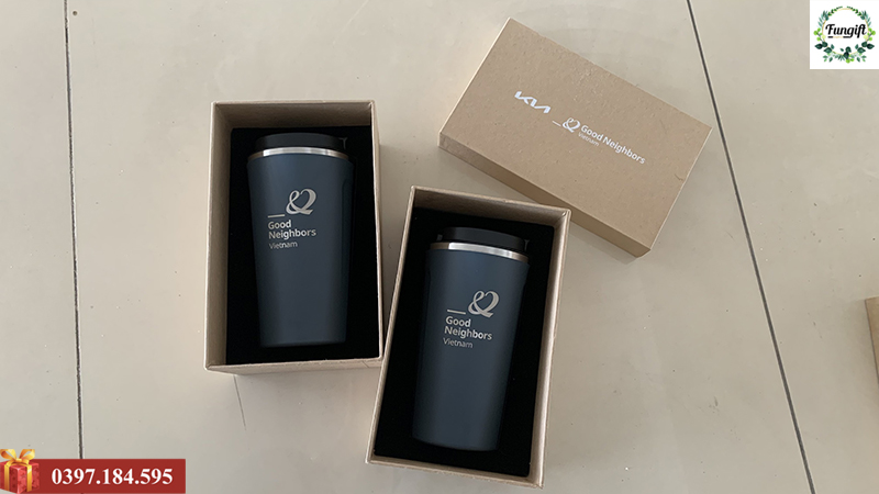 Ly giữ nhiệt inox khắc logo theo yêu cầu
