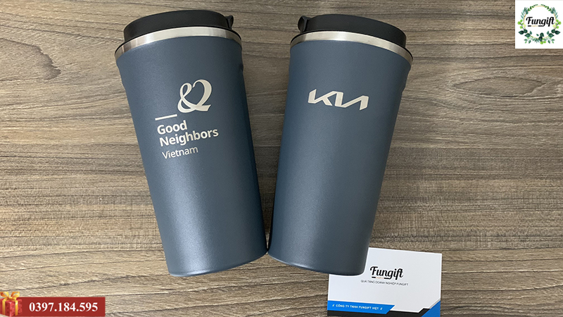 Ly giữ nhiệt khắc logo theo yêu cầu