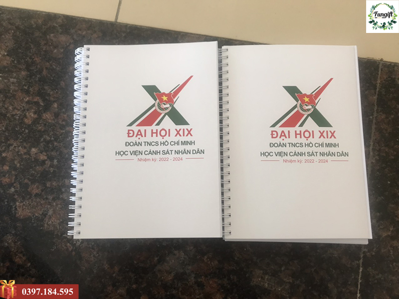 Sổ tay in logo theo yêu cầu