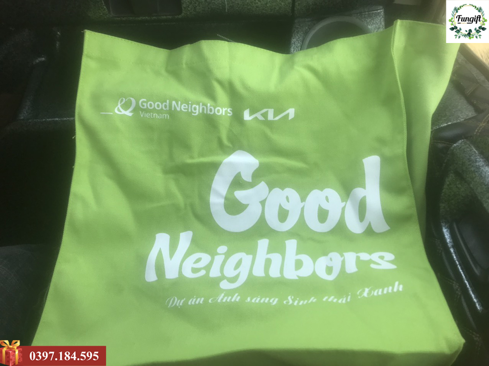 Túi vải canvas in logo