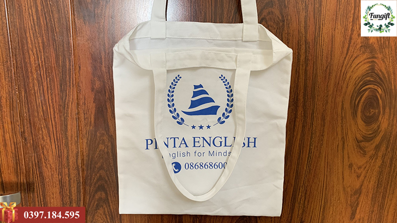 Túi vải canvas in logo Hà Nội