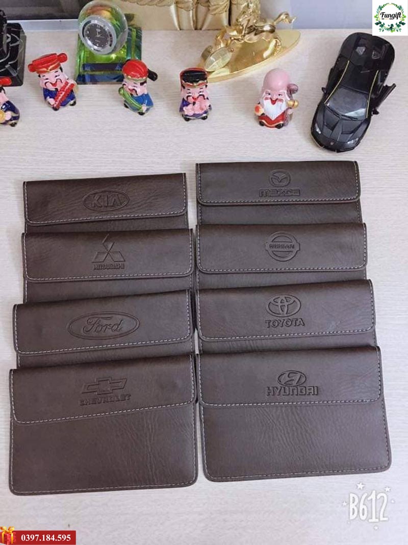 Bao da đựng giấy tờ xe
