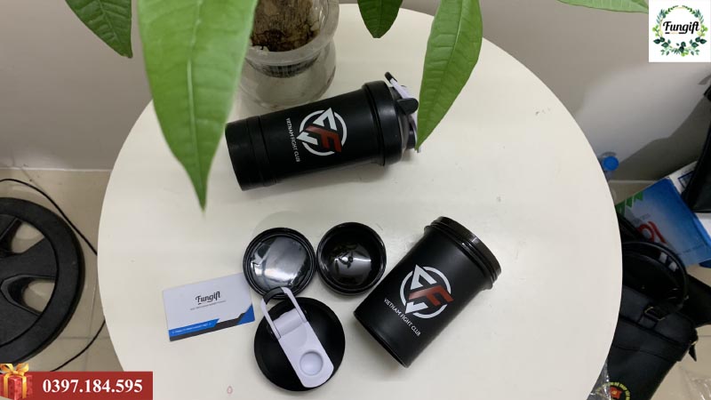 Bình lắc shaker pha chế in logo