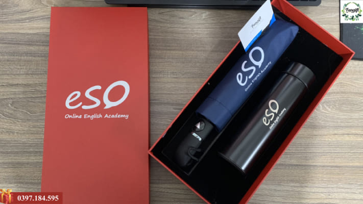 Bộ giftset quà tặng in khắc logo